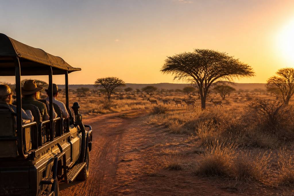 Safari inoubliable dans le kalahari